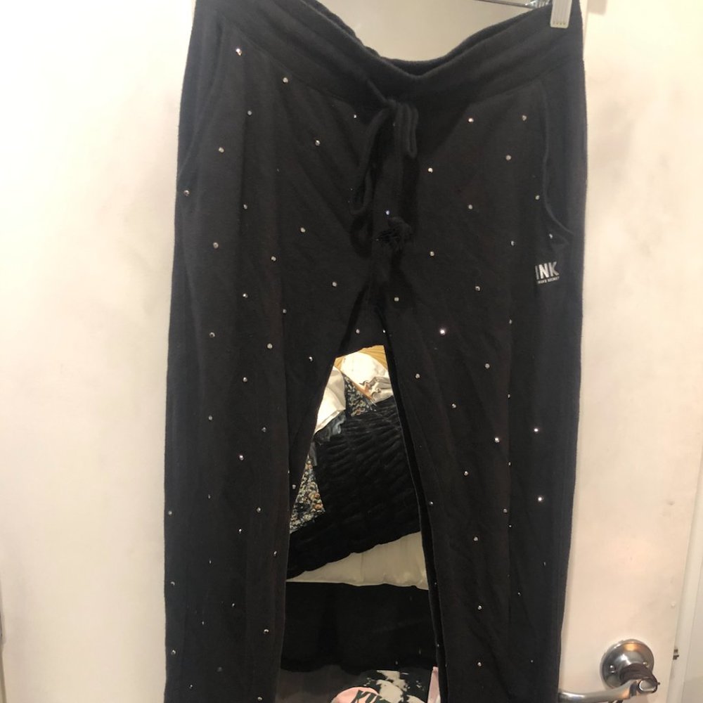 Rhinestoned Jogger Sweat-pant